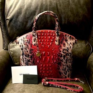 NWT Brahmin Large Duxbury in Ruby Prowl Melbourne. Smoke and flaw free!!